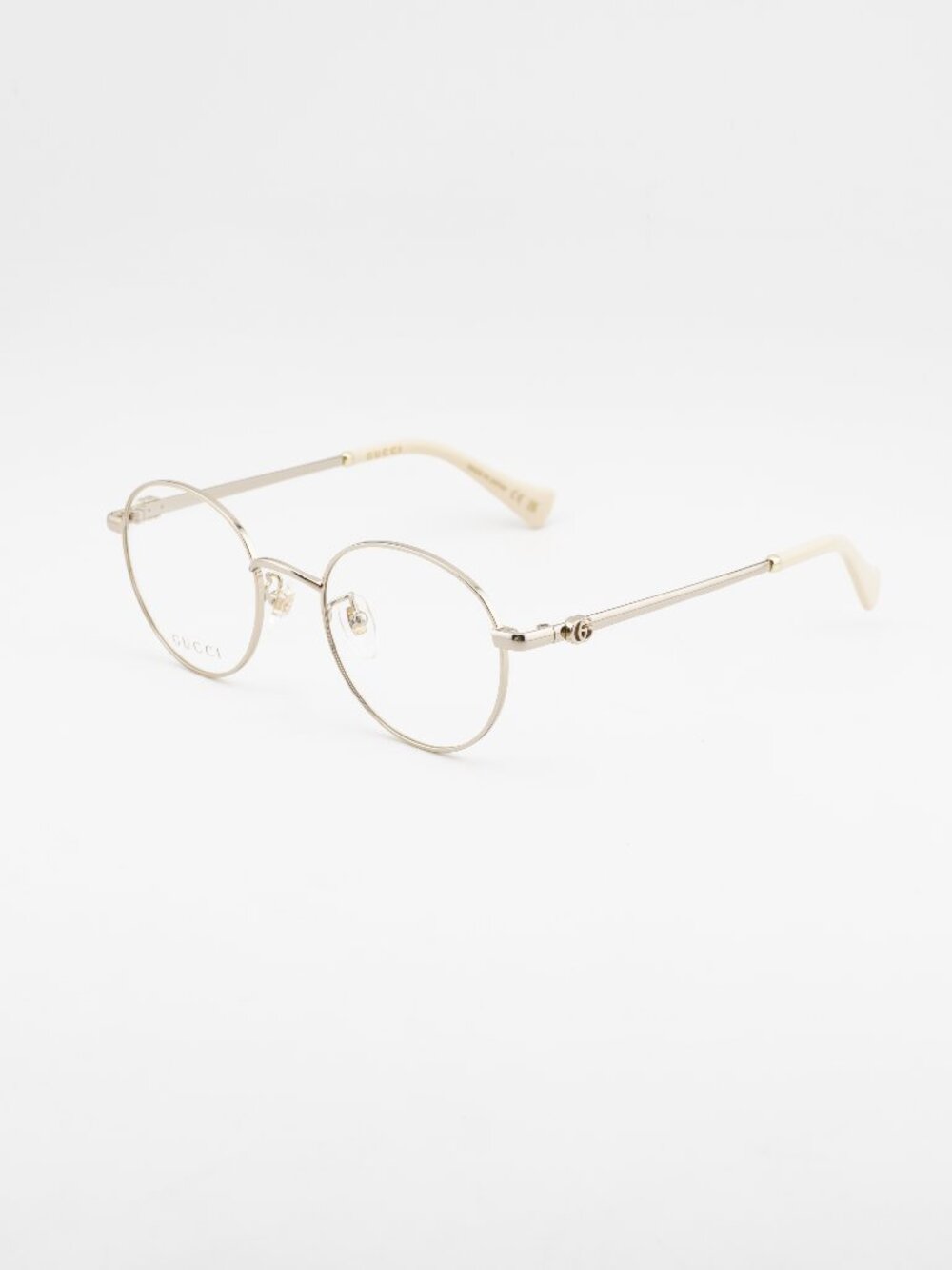 Gucci GG1472OJ 001 Eyeglasses Gold 50mm Round Frame